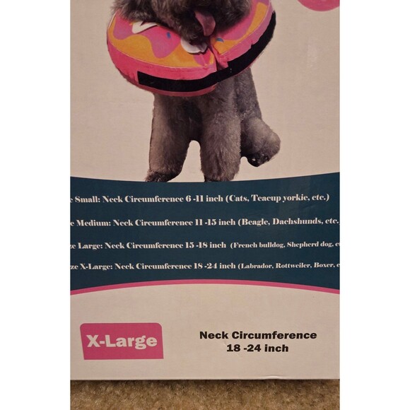 Inflatable Dog Cone collar alternative, size XL - Picture 5 of 6